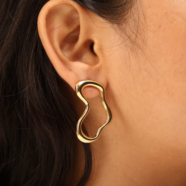 Whisper Wind Hoops Earrings