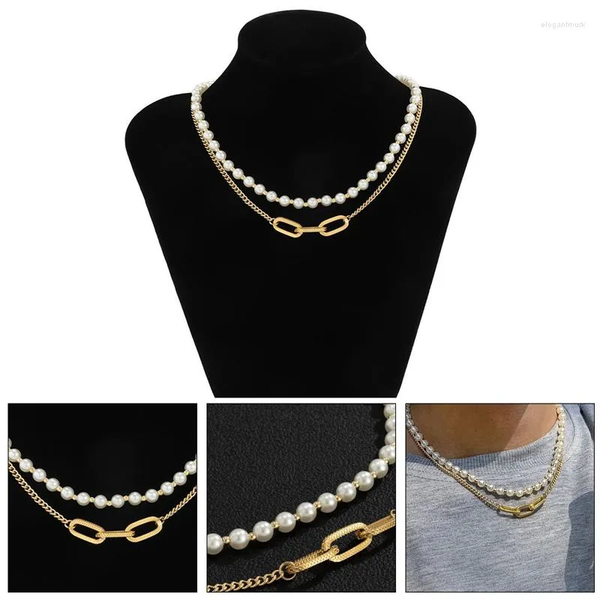 2-in-1 Minimalist Luxe Pearl & Golden Bracelet & Necklace