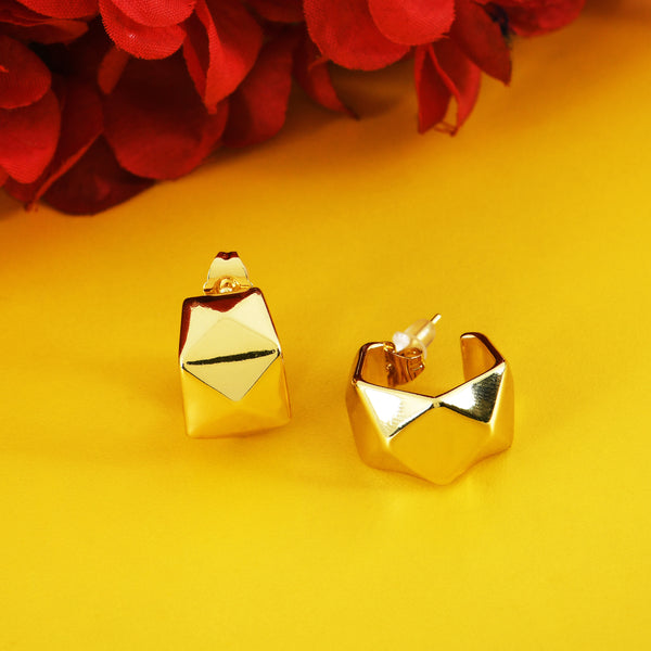 Origami Fold Studs Earrings
