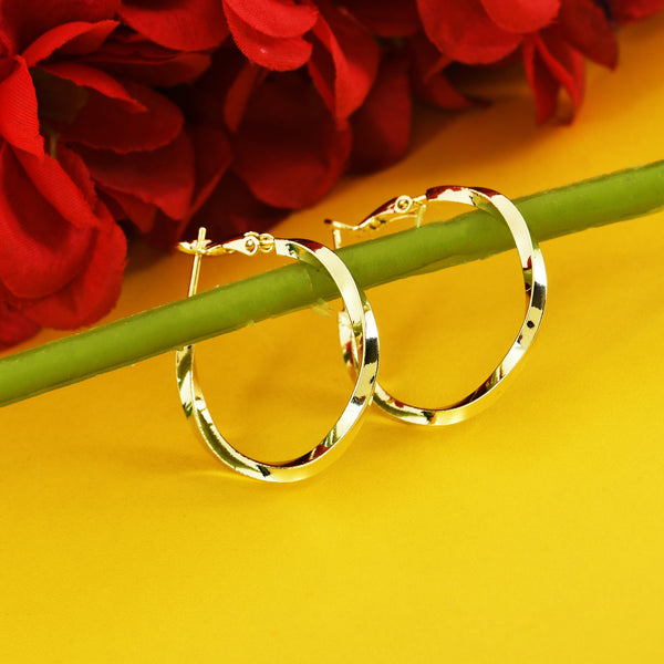 Twisted Hoop Earrings