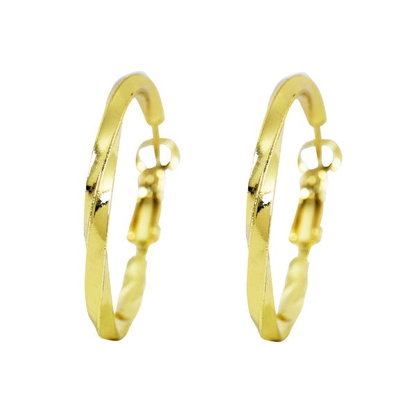 Twisted Hoop Earrings