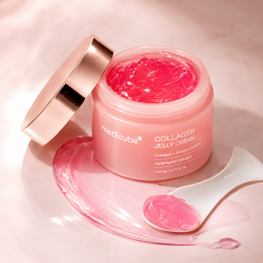 Collagen Jelly Face Cream for Glowing Skin |India’s 1st Korean Hydrolyzed Collagen Jelly | Niacinamide, Hyaluronic Acid | Red Jelly for Hydration, Firming & Anti-Aging |110ml