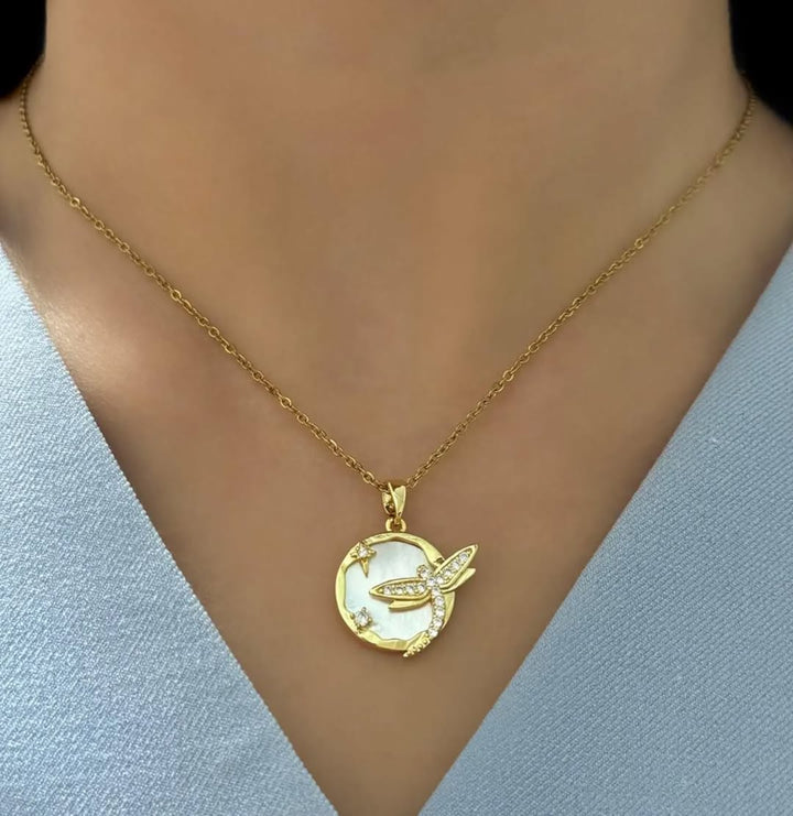 Dragonfly Dream Pendant Necklace