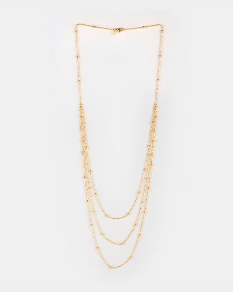 Dainty Layered Satellite Pendant Necklace