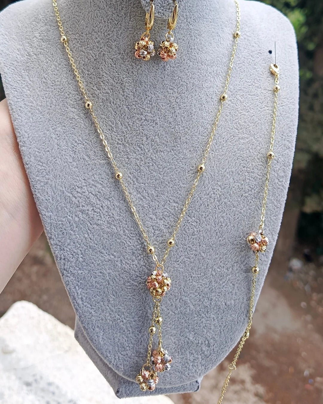 Blossom Radiance Trio Set Necklace