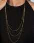 Dainty Layered Satellite Pendant Necklace