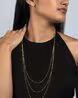 Dainty Layered Satellite Pendant Necklace