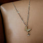 Crystal Dazzle Butterfly Pendant Necklace