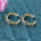 Infinity Weave Hoops Earrings
