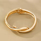 Minimalist Gold Knot Bracelet