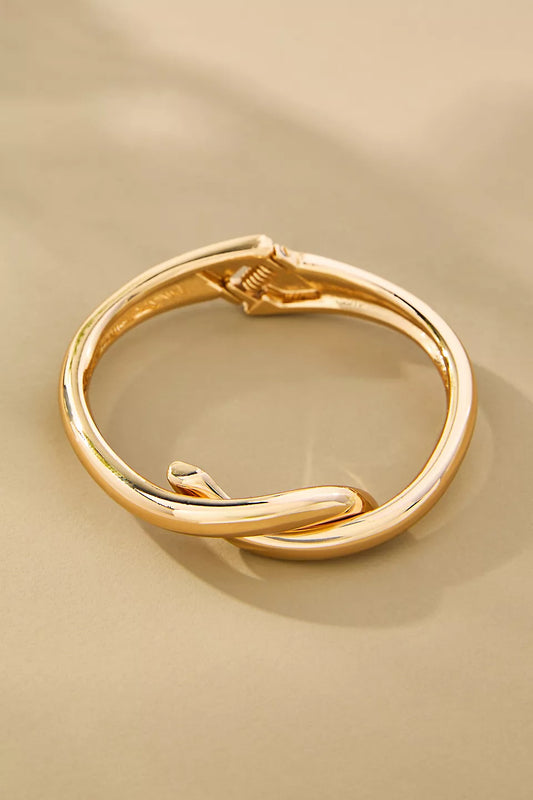 Minimalist Gold Knot Bracelet