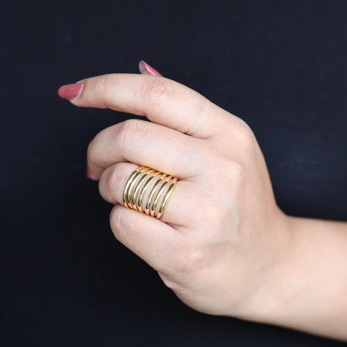 Cascade Glint Ring
