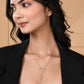 Elegant Bow Cascade Pendant Necklace