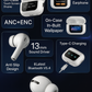 Airpods Pro 2+ With Digital Screen 100% ANC with 1.41" Full HD Touch Screen + GPS Tracking (Find my Device ) + 13mm High Deep Bass Drivers