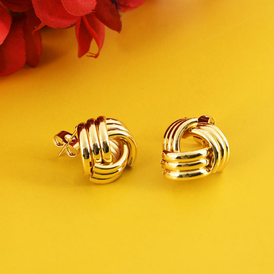 Golden Knot Earrings