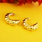 French Twist Hoops Earrings