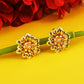 Golden Blossom Studs Earrings