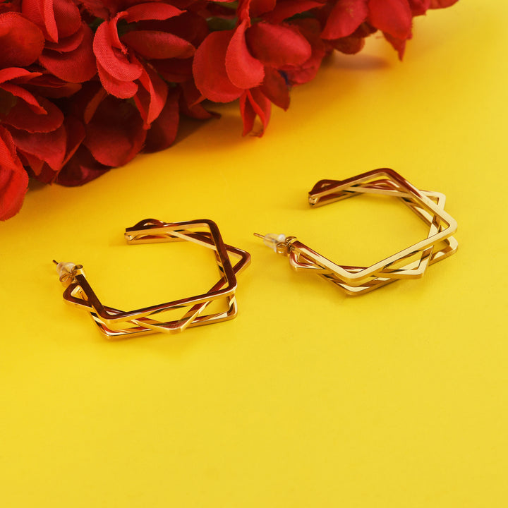 Infinity Weave Hoops Earrings