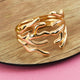 Golden Coral Cuff Bracelet