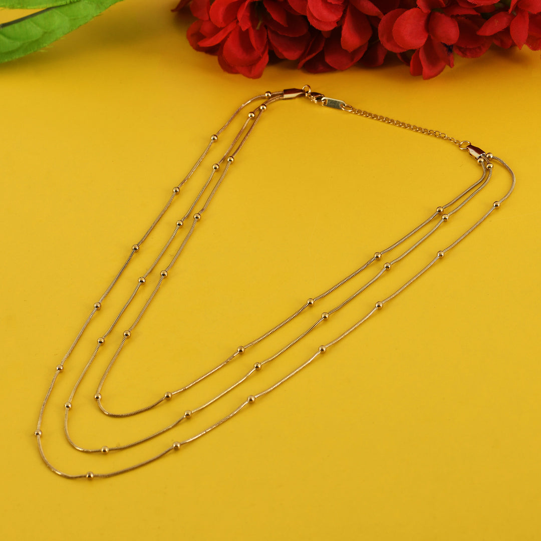 Dainty Layered Satellite Pendant Necklace