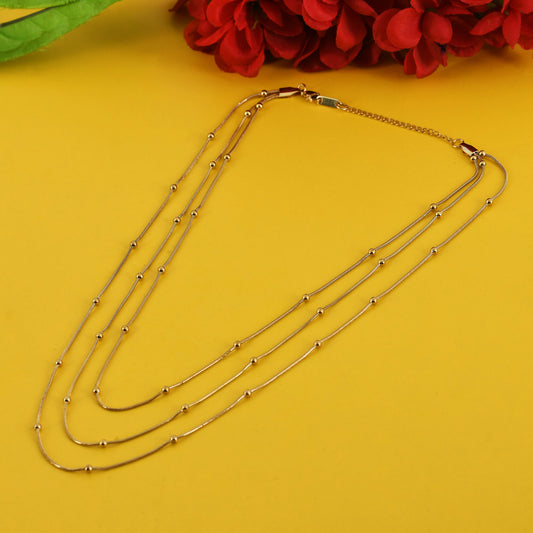 Dainty Layered Satellite Pendant Necklace