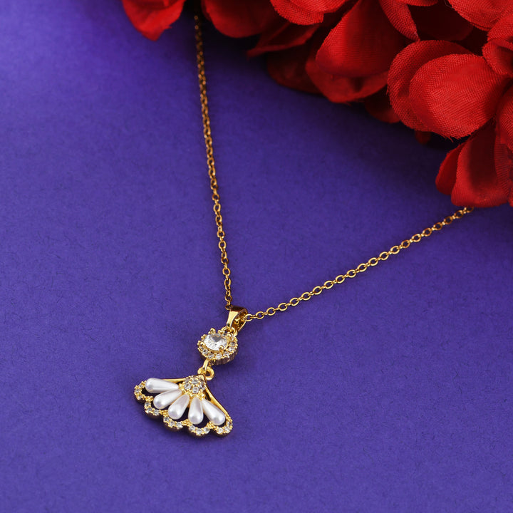 Petal Drop Pendant Necklace