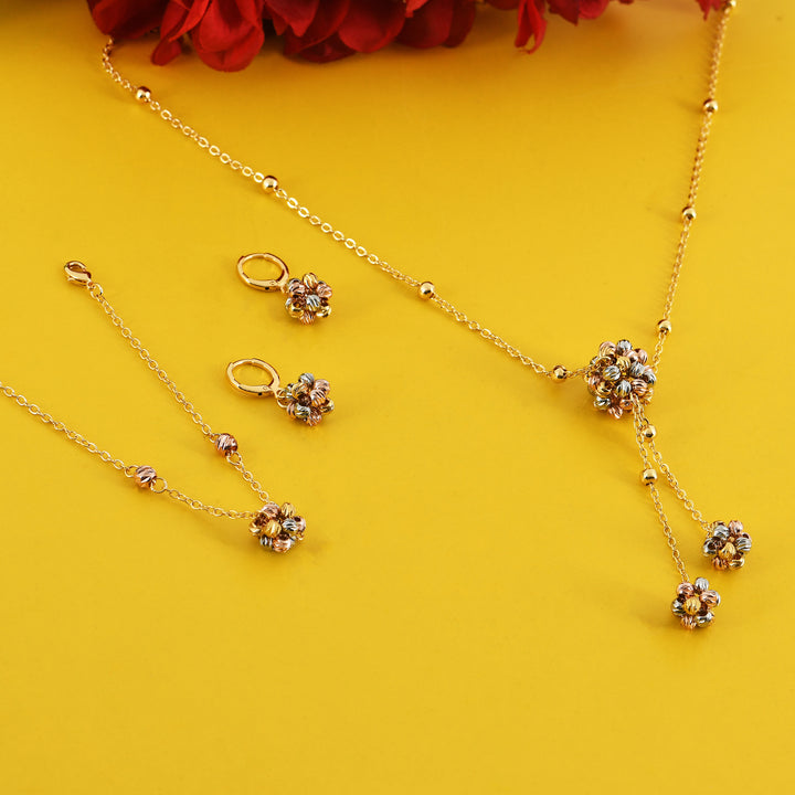 Blossom Radiance Trio Set Necklace