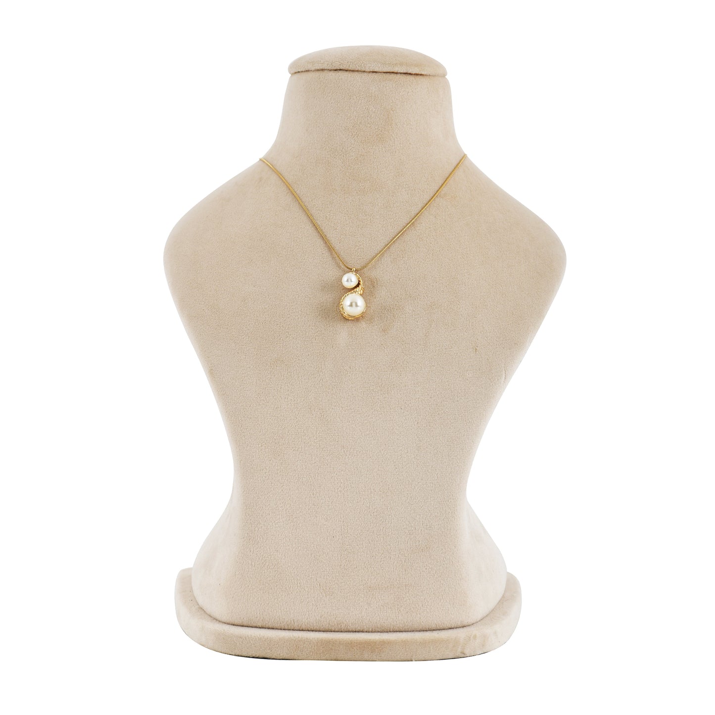 Lunar Glow Pearl Pendant Necklace