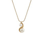 Lunar Glow Pearl Pendant Necklace