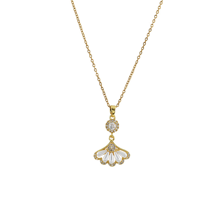 Petal Drop Pendant Necklace