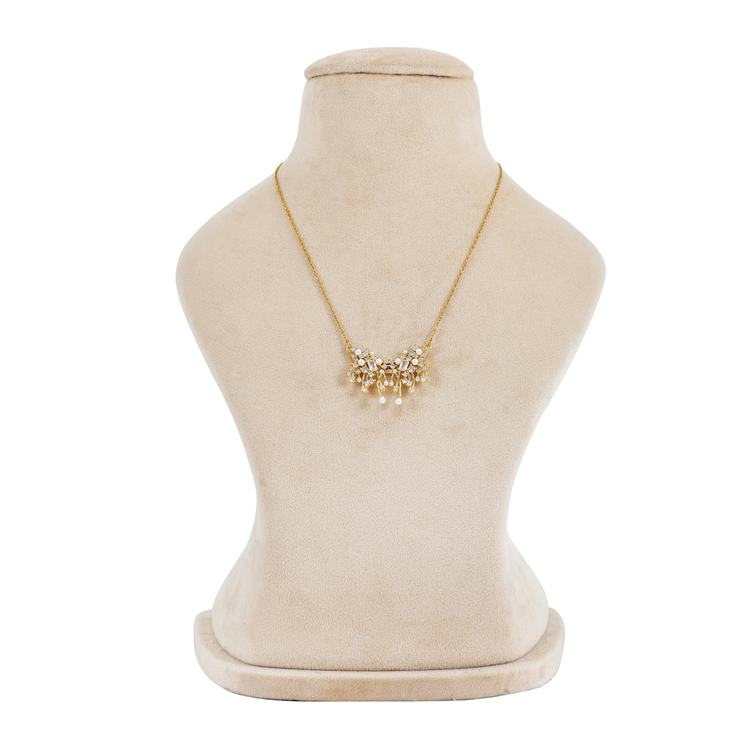 Fairy Dust & Pearl Pendant Necklace