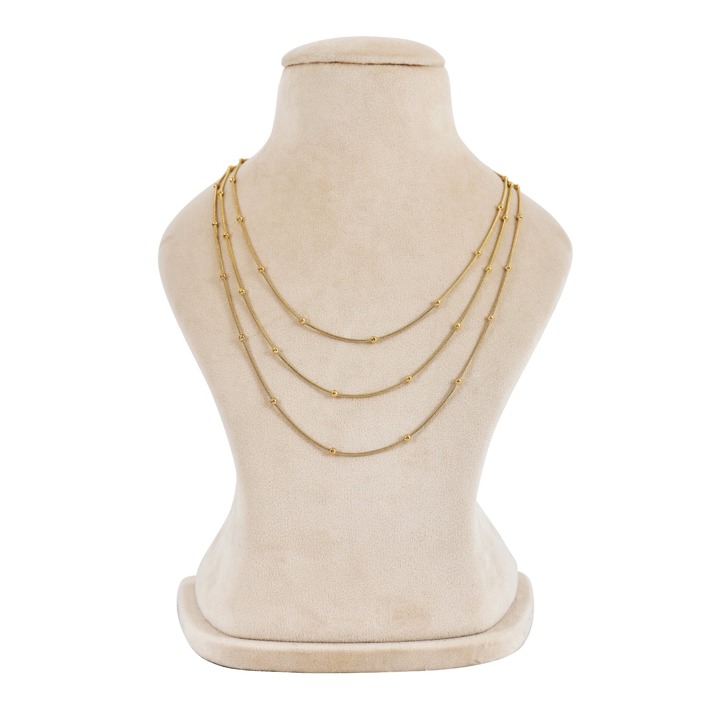Dainty Layered Satellite Pendant Necklace