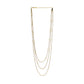 Dainty Layered Satellite Pendant Necklace