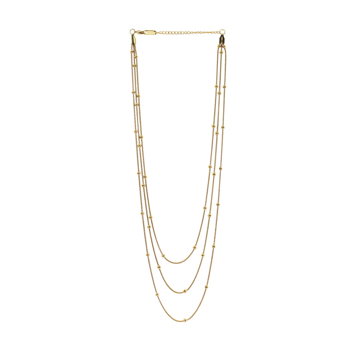 Dainty Layered Satellite Pendant Necklace