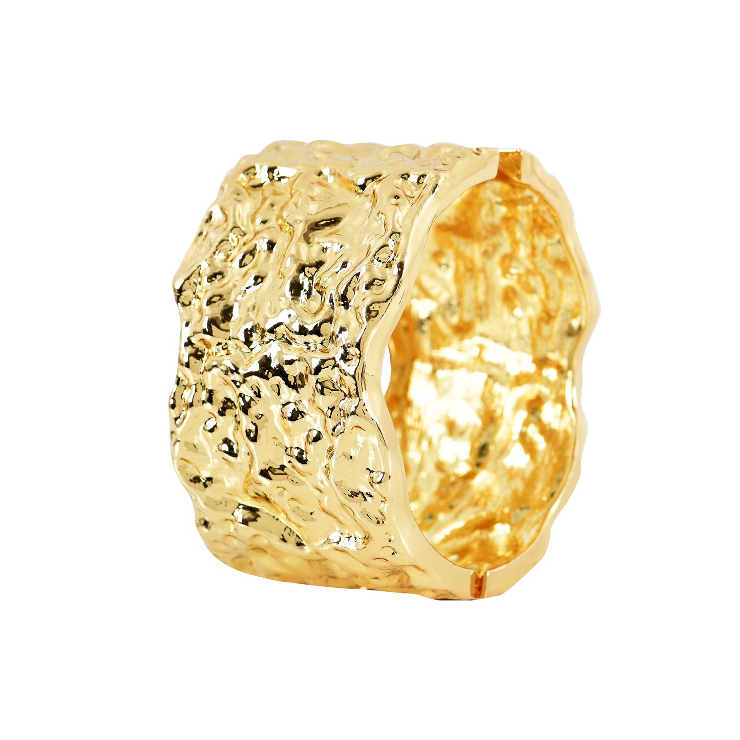 Molten Gold Cuff Bracelet