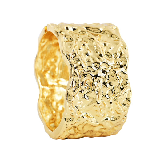 Molten Gold Cuff Bracelet
