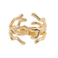Golden Coral Cuff Bracelet