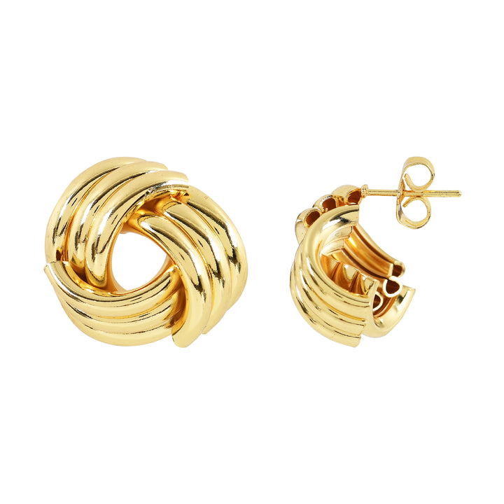 Golden Knot Earrings