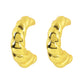 French Twist Hoops Earrings