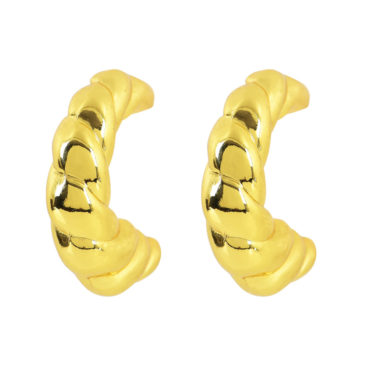 French Twist Hoops Earrings