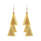 Art Deco Triangle Earrings
