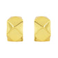 Origami Fold Studs Earrings