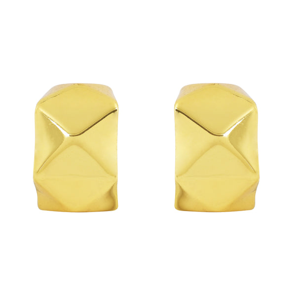 Origami Fold Studs Earrings