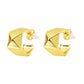 Origami Fold Studs Earrings