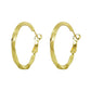 Twisted Hoop Earrings
