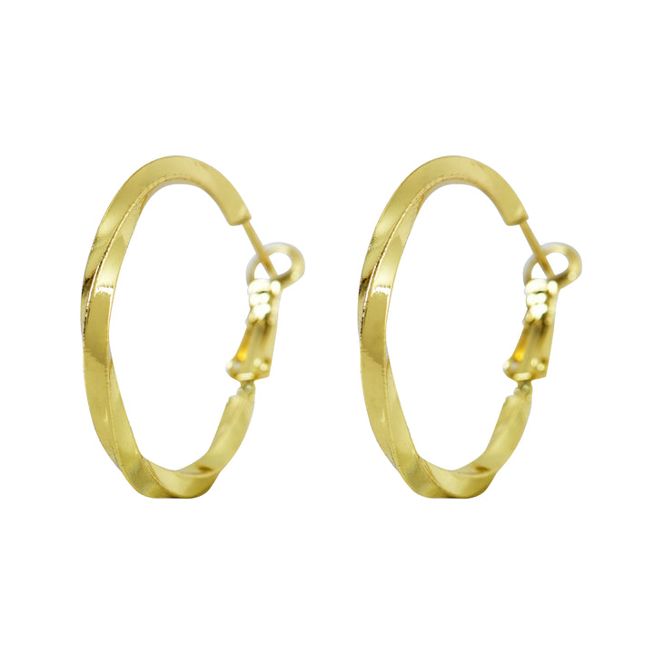 Twisted Hoop Earrings