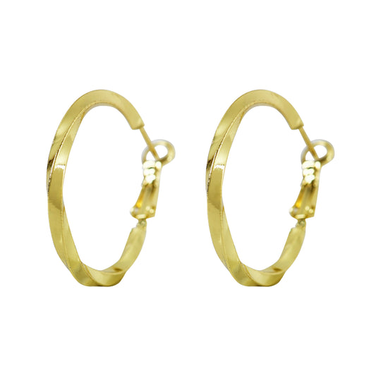 Twisted Hoop Earrings