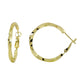 Twisted Hoop Earrings