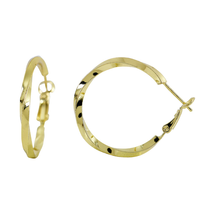 Twisted Hoop Earrings