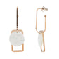 Modern Disc Dangles Earrings